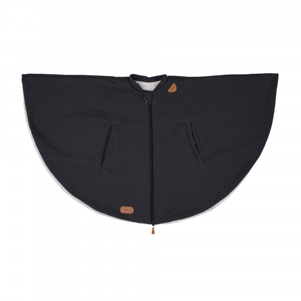 Voksi Poncho wendbar DarkGrey Star