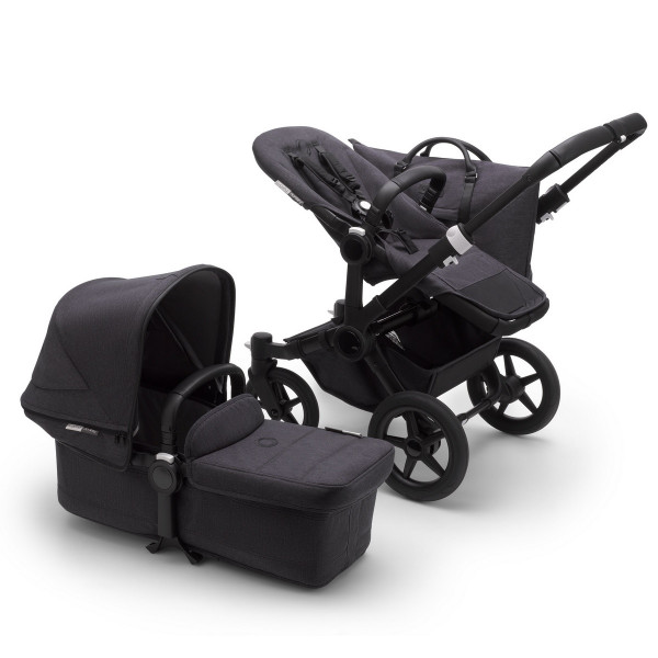 Bugaboo Donkey3 Mono Komplett Special Edition Kombikinderwagen- Schwarz- Verwaschenes Schwarz