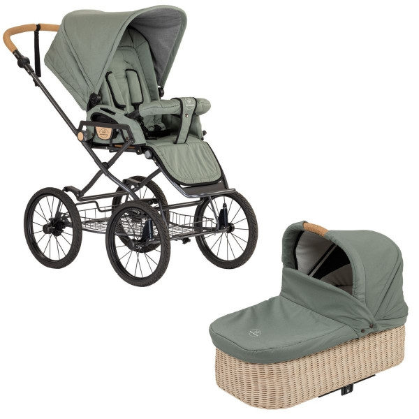 Naturkind Ida Kombikinderwagen geflochten