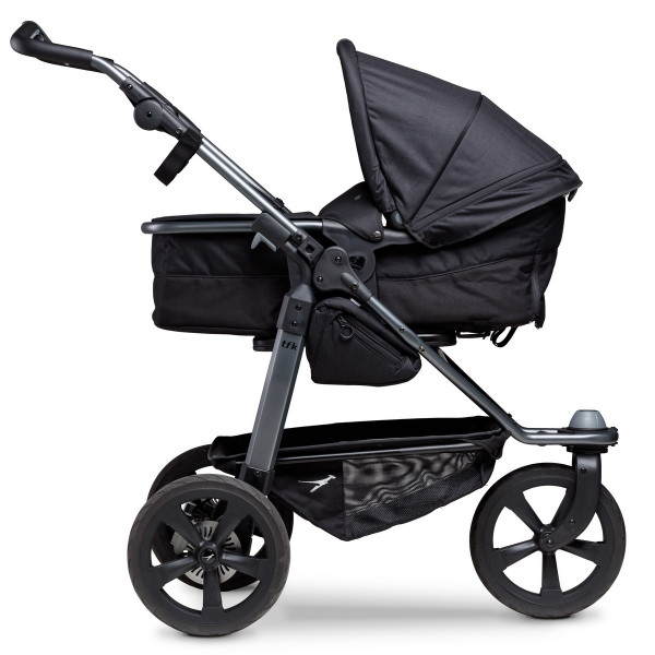 TFK Mono Kombi Kinderwagen mit Luftkammer Radset- Schwarz
