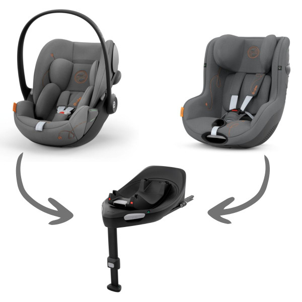 Cybex Kindersitz Set Babyschale Cloud G und Reboarder Sirona G inklusive Base G