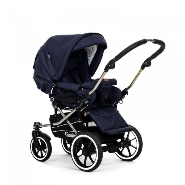 Emmaljunga Duo Super Nitro Kinderwagen- Lounge Blue