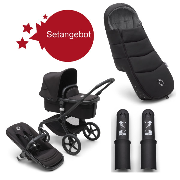 Bugaboo Fox 5 Set inklusive Fußsack und Höhenadaptern