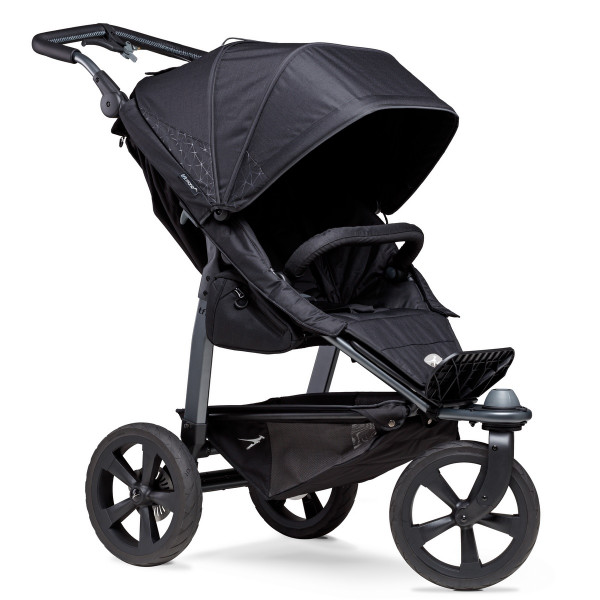 TFK Mono Sportkinderwagen mit Luftkammer Radset- Schwarz