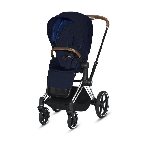 Cybex ePriam Kinderwagen Chrome- Midnight Blue Plus