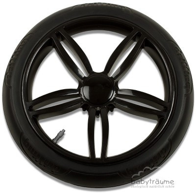 Die beiden großen Räder bieten auf jedem Untergrund ein ausgezeichnetes Fahrverhalten. Die Schwenkräder können Sie mit einem Handgriff lösen oder fixieren.